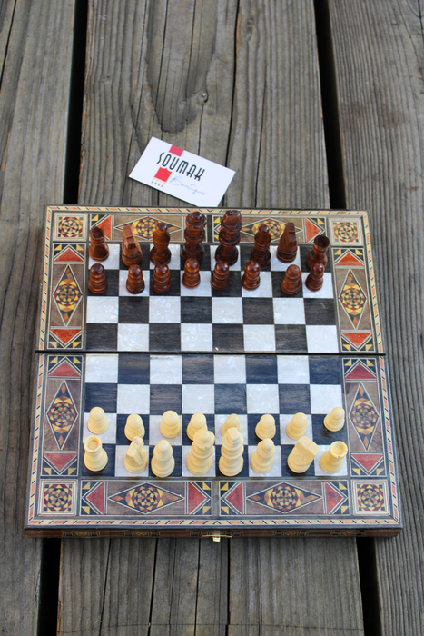 Classic Elegance Chess and Backgammon Board