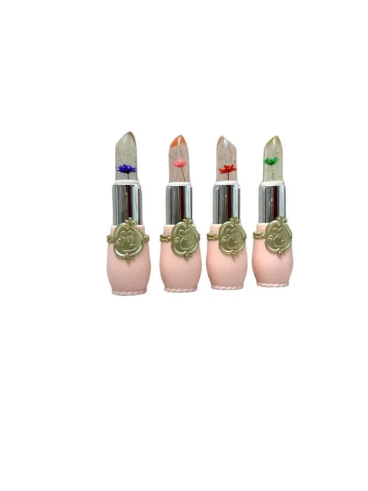 Gold Foil Flower Color Changing Lipstick