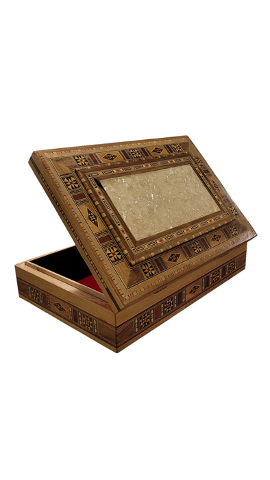 Mosaic Boxes: Unique Artistry for Every Occasion 22*32*7.5 White shell