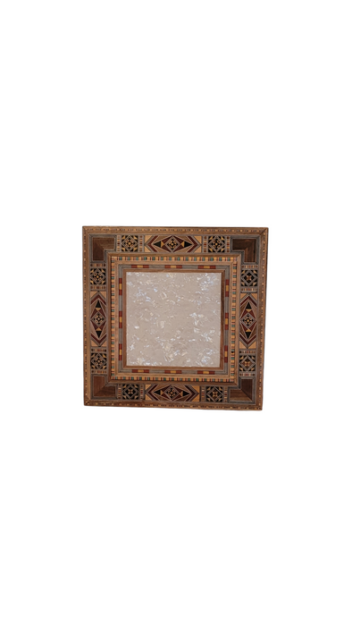 Mosaic Boxes: Unique Artistry for Every Occasion 25.5*25.5*7 White shell
