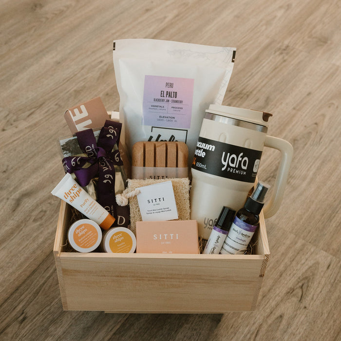 Wellness Retreat Premium Gift Box (4 Tumbler Colors)