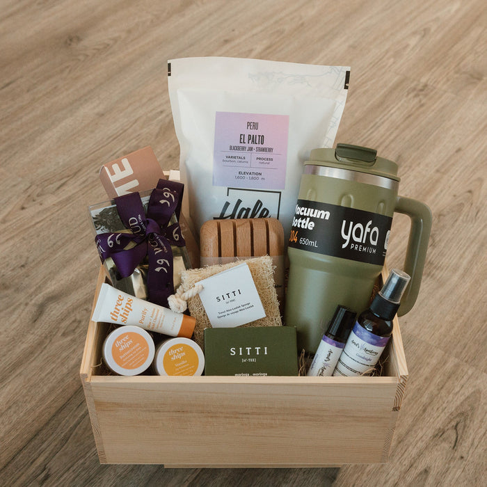 Wellness Retreat Premium Gift Box (4 Tumbler Colors)