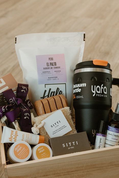 Wellness Retreat Premium Gift Box (4 Tumbler Colors)