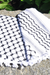 Black and White Keffiyeh scarf with tassels/fringes handmade in Syria