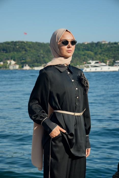 Sculpted Bloom Pant Set