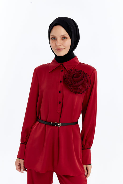 Sculpted Bloom Pant Set