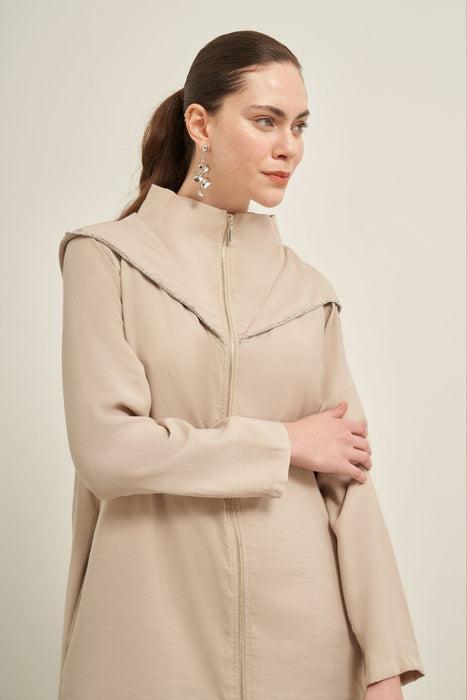 Crystal Trim Hoodie Set