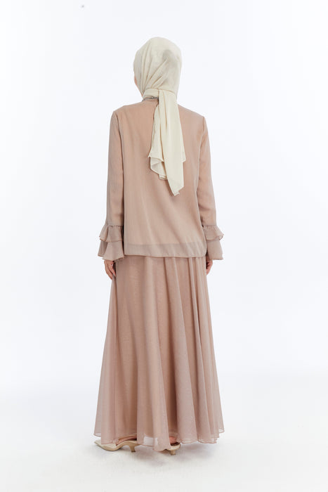 Shimmer Drape Occasion Skirt Set