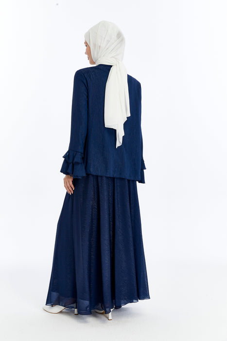 Shimmer Drape Occasion Skirt Set