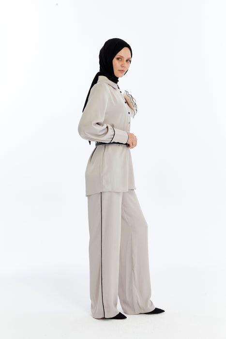 Sculpted Bloom Pant Set