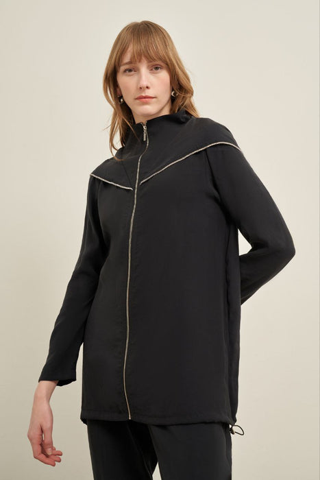 Crystal Trim Hoodie Set